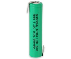 Ansmann Micro NiMh battery Löt 1xAAA 800mA