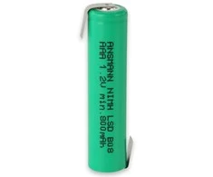 Ansmann Micro NiMh battery Löt 1xAAA 800mA