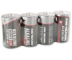 1x4 Ansmann Alkaline Mono D LR 20 raudona linija