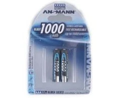 1x4 Ansmann NiMH rech. baterija 1000 Micro AAA 950 mAh
