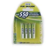 1x4 Ansmann maxE NiMH rech. šikšnosparnis. Mikro AAA 550 mAh 5030772