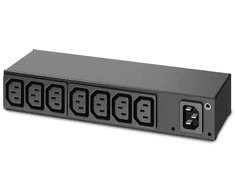APC AP6015A maitinimo paskirstymo įrenginys 0U/1U Juoda 8 AC išvestis(ys / čių)