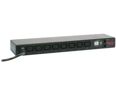 APC AP7921B maitinimo paskirstymo įrenginys 0U/1U Juoda 8 AC išvestis(ys / čių)