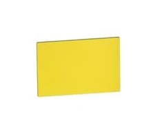Schneider Electric Geltona stačiakampė aprašomoji plokštelė 19x27mm be atspaudo ZBY5102