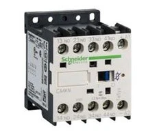 Schneider Electric PAGALBINĖS GRANDINĖS KONTAKTERIUS 3NO1NC GNYBTAS 24VDC