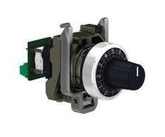 Schneider Electric Potentiometras 10kOhm 1W 22mm metalinė IP69K (XB4BD912R10K)