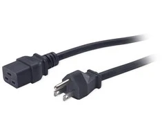 APC maitinimo laidas, 15A, 100-120V, nuo C19 iki 5-15 Juoda 2,5 m