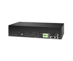 APC stovas ATS, 230V, 32A, (16)C13 (2)C19 išvestis, 2U, IEC 309 32A 2P+E (2) (2,44m)
