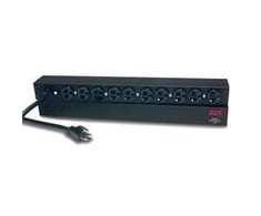 APC Basic Rack-Mount PDU - Maitinimo blokas (montuojamas ant stovo) - 120V AC - 2.4kW - Įvestis, NEMA 5-20 Įvestis - Išvestys: 10 (NEMA 5-20) - 1U - 48.3 cm (19") - 3.7 m laidas - juodas - P/N: SMTL1000RMI2UC, SMX1000C, SMX1