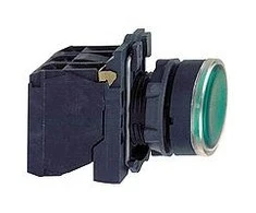 Schneider Electric 22mm žalias grįžtamasis mygtukas (XB5AW33M5)