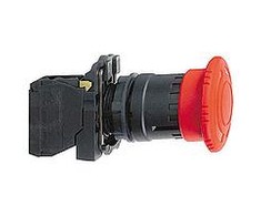 „Schneider Electric“ avarinis mygtukas, 22 mm, 1NO, 1NC, IP66, pasukamas (XB5AS8445)