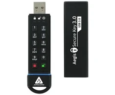 Pendrive Apricorn Secure Key 3.0, 120 GB (ASK3–120 GB)