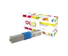 OWA Armor dažai, skirti OKI C301, C321, MC332, MC342, 1500p, 44973533, geltona