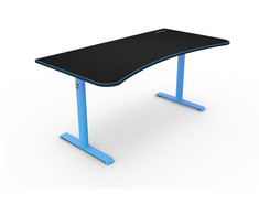 Žaidimų stalas Arozzi Arena Gaming Desk, Reguliuojamo aukščio 710-810mm, Mėlynas