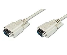 Assmann Electronic DIGITUS VGA Monitorius prijungimo kabelis HD15 M/M 1.8m 3CF/4C be