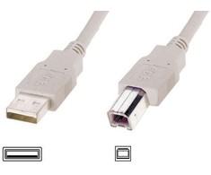 Assmann Electronic Kabelis USB 2.0 (A - B) juodas, 1.8m