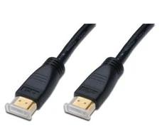 Assmann Electronic DIGITUS HDMI laidas 2xHDMI Type-A kištukas 19Pol AWG26 HDMI didelės spartos su stiprintuvu 30m.