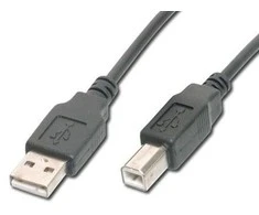 Assmann Electronic ASSMANN USB2.0 kabelis 5m USB A į USB B masinis