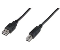 Assmann Electronic DIGITUS USB jungties kabelis tipas A - B M/M 3.0m USB 2.0 tinkamas bl