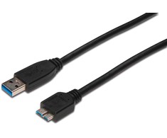 Assmann Electronic ASSMANN USB 3.0 jungties kabelis A/M micro B/M 1m