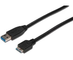 Assmann Electronic ASSMANN USB 3.0 jungties kabelis USB A - Micro USB B M/M 0.5m USB 3.0 atitinka bl