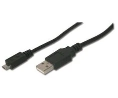 Assmann Electronic DIGITUS USB jungties kabelis tipas A - micro B M/M 1.0m USB 2.0 suderinamas bl