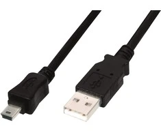Assmann Electronic DIGITUS USB 2.0 jungties kabelis tipas A - mini B 5pin M/M 3.0m USB 2.0 atitinka UL bl