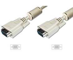 Digitus Assmann Electronic ASSMANN Ekranas kabelis 3m masinis smėlio spalvos ekranuotas AWG28