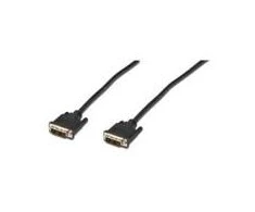 Assmann Electronic ASSMANN DVI prijungimo kabelis DVI(24+1) M/M 0.5m DVI-D Dual Link bl