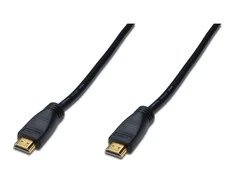 Assmann Electronic ASSMANN HDMI didelės spartos jungties kabelis tipas A w amp. M M 40.0m Full HD CE auksinis bl