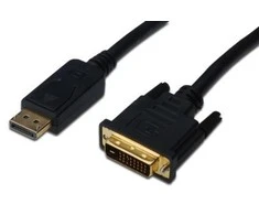 Assmann Electronic DIGITUS adapterio laidas DisplayPort DVI-D 24+1 M/M skaitmeninis Full HD Dual Link 3m AWG32