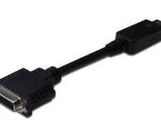 Assmann Electronic ASSMANN DisplayPort adapterio laidas DP - DVI 24+5 M/F 0.15m su blokavimu DP 1.1a suderinamas su CE bl
