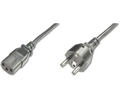Assmann Electronic ASSMANN maitinimo laidas CEE 7/7 (Typ-F) - C13 M/F 1,2m H05VVF3G 0,75qmm bl