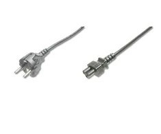 Digitus Assmann Electronic ASSMANN maitinimo laidas CEE 7/7 (Typ-F) - C5 M/F 0 75m H05VV-F3G 0,75qmm bl