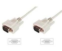 Assmann Electronic ASSMANN Duomenų perdavimo jungiamasis kabelis D-Sub9 M/M 3,0 m serijinis formuotas be