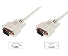 Assmann Electronic ASSMANN Duomenų perdavimo jungiamasis kabelis D-Sub9 M/M 3,0 m serijinis formuotas be