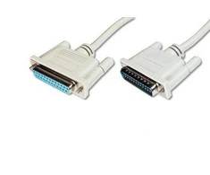 Assmann Electronic ASSMANN duomenų perdavimo prailginimo kabelis D-Sub25 M/F 2,0 m serijinis / lygiagrečiai suformuotas
