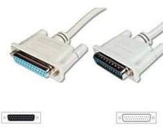Digitus Assmann Electronic ASSMANN duomenų perdavimo ilgintuvas D-Sub25 M/F 10,0 m nuoseklus/lygiagrečiai suformuotas