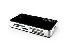 Assmann Electronic DIGITUS USB 3.0 kortelių skaitytuvo palaikymas MS/SD/SDHC/MiniSD/M2/CF/MD/SDXC kortelės 1M USB A jungties laidas