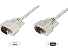 Assmann Electronic ASSMANN duomenų perdavimo ilgintuvas D-Sub9 M F 3,0 m serijinis formuotas