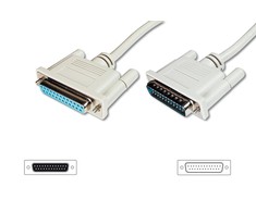 Assmann Electronic ASSMANN duomenų perdavimo ilgintuvas D-Sub25 M/F 3,0 m nuoseklus/lygiagrečiai suformuotas