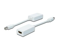 Assmann Electronic ASSMANN DisplayPort adapterio kabelis mini DP - HDMI tipas AM/F 0.15m DP 1.1a suderinamas su CE wh
