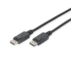 Assmann Electronic Kabelis DisplayPort 1.2a, DP-DP, M/M 2,0