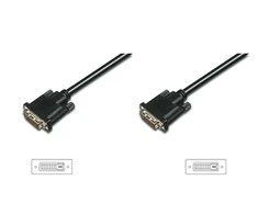 Assmann Electronic ASSMANN DVI prijungimo kabelis DVI(24+1) M/M 2.0m DVI-D Dual Link bl