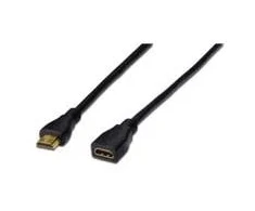Assmann Electronic ASSMANN HDMI High Speed ilgintuvas A tipas M F 2.0m w Ethernet Ultra HD 24p auksinis bl
