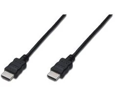 Assmann Electronic ASSMANN HDMI Standartinis A tipo jungiamasis kabelis M/M 3.0m su eternetu Full HD auksinis bl