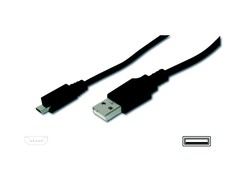Assmann Electronic ASSMANN Micro USB 2.0 jungties laidas 1,8m