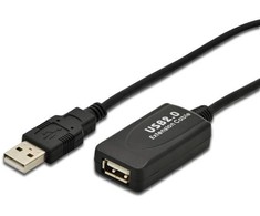 Assmann Electronic DIGITUS kartotuvo laidas USB2 ilgintuvas su stiprintuvu 5m