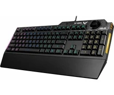 Klaviatūra Asus TUF K1 Spill-resistance up to 300ml/Вedicated volume knob/Programmable keys/On-the-fly macro recording/Onboard memory