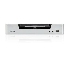 ATEN CS1642A-AT-G ATEN CS1642A 2 prievadų DVI dvigubo vaizdo USB 2.0 KVMP jungiklis, 2.1 erdvinis garsas